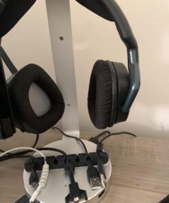 Cable Clips, 3 Packs Cord Management Organizer, Silicone Adhesive Hooks, Wire Cord Holder for Power Cords and Charging Accessory Cables, Mouse Cable, PC, Office and Home (7, 5 and 3 Slots) 31 713d3adFCSL