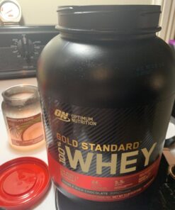 Optimum Nutrition Gold Standard 100% Whey Protein Powder, Double Rich Chocolate, 5 Pound (Packaging May Vary) 5 Pound (Pack of 1) 45 713dMCMcPxL