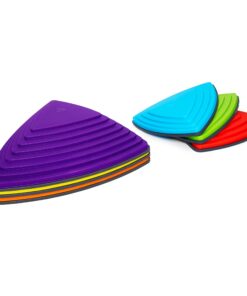 GONGE River Stones - The Original Non-Slip Stepping Stones for Kids - Balance, Coordination, Motor Skills - Vibrant Colors - Set of 6 23 713dd38KjJL