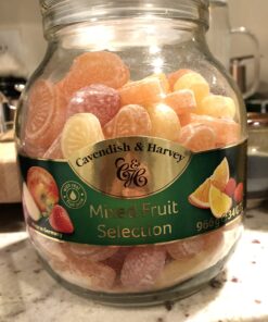 Cavendish & Harvey | Fruit Hard Candy Drops | 34 Ounce Jar 24 713deG vWSL