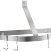 Cuisinart Chef's Classic Half-Circle Wall-Mount Pot Rack, Brushed Stainless 4 713dqJLu1hL