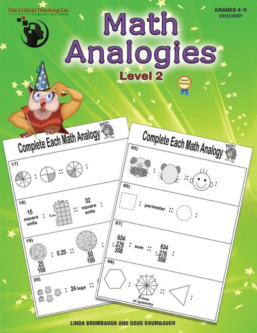 Math Analogies: Book 2 (Grades 4-5)