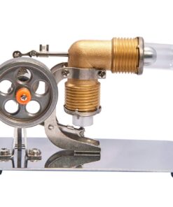 Alternative view of Sunnytech Mini Hot Air Stirling Engine Motor Model Educational Toy Kits Electricity HA001