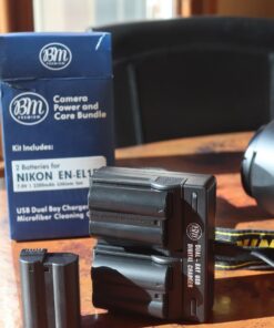 BM Premium Pack of 2 EN-EL15 Batteries and USB Dual Battery Charger Kit for Nikon D7500, 1 V1, D500, D600, D610, D750, D800, D810, D810A, D850, D7000, D7100, D7200 Digital SLR Cameras 18 713fQwKA mL