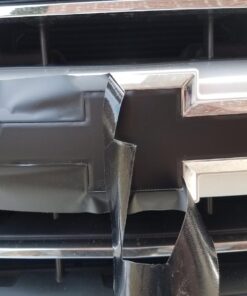 VViViD Auto Emblem Vinyl Wrap, Matte Black, Compatible with Chevy Bowtie Logo 11.8 Inches x 4 Inches Sheets (x2) 2 rolls (11.8" x 4") 33 713g 9W2lnL