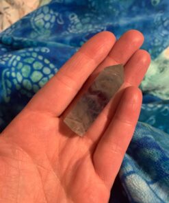 Rockcloud Flourite Healing Crystal Point Faceted Prism Wand Carved Reiki Stone Figurine 3-flourite(1.2-2") 14 713gJIj3eiL