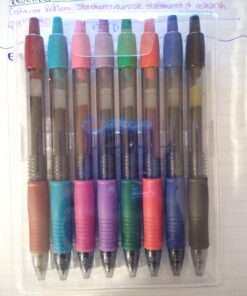 Pilot, G2 Premium Gel Roller Pens, Fine Point 0.7 mm, Assorted Colors, Pack of 8 Assorted Fashion 34 713hc3GeeRL