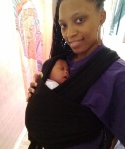 Boba Wrap Baby Carrier, Black - Original Stretchy Infant Sling, Perfect for Newborn Babies and Children up to 35 lbs 38 713i7Ws27QL