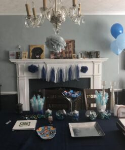 Candy Envy Light Blue and White Rock Candy Crystal Sticks - 24 Indiv. Wrapped - Cotton Candy & Original Sugar Flavored 24 count 31 713i8CGzEXL 2