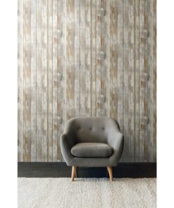 RoomMates RMK9050WP White Distressed Wood Peel and Stick Wallpaper Rustic Wood 43 713i9XridHL