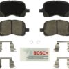 BOSCH BE741H Blue Ceramic Disc Brake Pad Set With Hardware - Compatible With Select Chevrolet Prizm; Toyota Corolla; FRONT