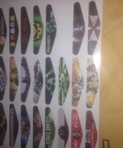 eXtremeRate 30 Pcs/Set Game Theme Mix Stickers Custom Light Bar Decal for PS4 All Model Controllers, Lightbar LED Stickers for PS4 Controller A13 37 713j3cwjvRL