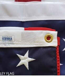 American Flag 3x5 Outdoor by Grace Alley, Embroidered Stars, Sewn Stripes, Heavy Duty, Hand Made and Fade Resistant - Long Lasting Nylon & Brass Grommets for Commercial Grade Durability, 100% Made in USA 39 713jJ2Hj0cL