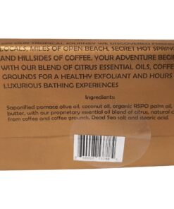 WFG WATERFALL GLEN SOAP COMPANY, LLC, Costa Rican Adventure bath soap, bergamot with a coffee scrub body soap, natural, vegan soap, enriched with cocoa butter 7 713kYaeH7AL