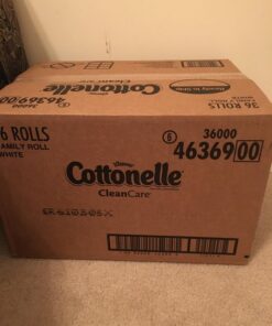 Cottonelle CleanCare Family Roll + Toilet Paper, Bath Tissue, 18 Toilet Paper Rolls 24 713kjTqt92L