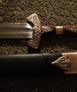 Medieval Warrior 9th Century Viking Handmade Handforged Heavy Duty Real Sword Comes with Scabbard BR-213 15 713lKFNXBaL