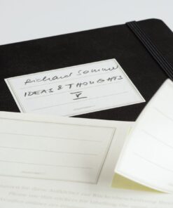 LEUCHTTURM1917 - Notebook Hardcover Medium A5-251 Numbered Pages for Writing and Journaling (Black, Ruled) Black 22 713lMFDyfXL