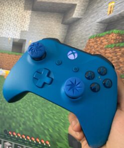 KontrolFreek FPS Freek Edge for Xbox One and Xbox Series X Controller | Performance Thumbsticks | 1 High-Rise Convex, 1 Low-Rise Convex | Blue 39 713lW6d2lFL