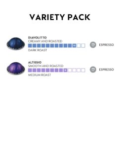 Alternative view of Nespresso Capsules VertuoLine, Espresso, Bold Variety Pack, Medium and Dark Roast Espresso Coffee, 40 Count Coffee Pods, Brews (VERTUOLINE ONLY), 1.35 Ounce , 10 Count (Pack of 4) 10 Count (Pack of 4)
