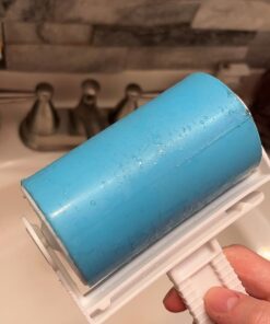iLifeTech Reusable Sticky Picker Set Cleaner Lint Roller Pet Hair Remover Brush, Blue 4" Medium Set 43 713lt2ELkbL