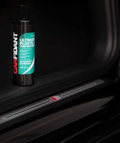 Carfidant Ultimate Trim & Plastic Restorer for Cars - Black Plastic Restorer - Restores Faded and Dull Plastic, Rubber, Vinyl Back to Black - 8.4 oz Kit 8.40 Fl Oz (Pack of 1) 37 713m4xh8JqL