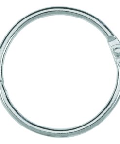 Alternative view of ACCO Loose Leaf Binder Rings, 1-1/2", Silver, 100 Rings/Box (72204) 1 1/2 In 1-1/2"