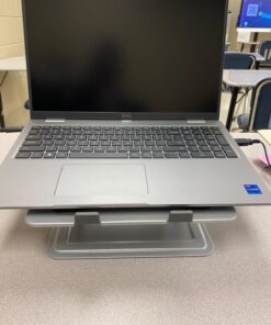 LORYERGO Adjustable Laptop Stand, Portable Riser for 17.3inch Laptops, Adjustment for Desk, Holds Up to 17.6lbs Notebook - Sliver 31 713nbR8W5sL