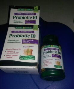 Probiotics by Nature's Bounty, Ultra Strength Probiotic 10, Immune Health & Digestive Balance, 60 Capsules 19 713ncz8kcL