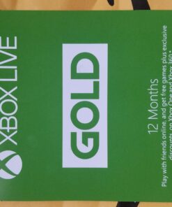 Alternative view of Microsoft Xbox 360 Live 12 Months Gold Card