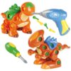 CP Toys Create-A-Dino Building Set with Electronic Drill and Screwdriver 10 713oOAV S2L