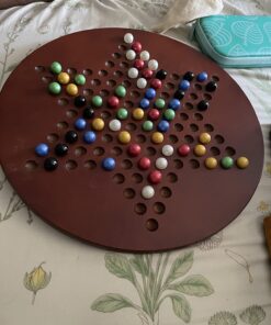 CHH 15" Jumbo Chinese Checkers with Marbles 20 713oxbCnGL
