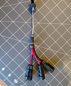 ESUPPORT 2 Pin Way Car Auto Waterproof Electrical Connector Plug Socket Kit with Wire AWG Gauge Marine Pack of 10 13 713pA9Hf65L