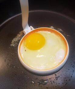 STIRLEX 4-inch Silicone Fried Egg Rings Set, 4-pack, Round Mold for Pancakes, Breakfast Sandwich, Nonstick 52 713pIBu I7L