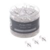 U Brands Push Pins, Clear Plastic Head Thumbtacks, Steel Point, 200-Count 1 18 713pPUS0aEL