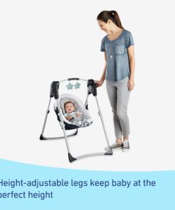 Graco® Slim Spaces™ Compact Baby Swing, Reign 13 713piAlhC1L