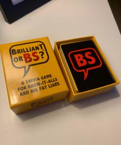 Brilliant or BS? | A Trivia Game for Know-It-Alls and Big Fat Liars | Fun Bluffing Trivia Game for Friends & Family Game Night | 4-6 Players Ages 14+ Core Game 19 713qQtV7waL