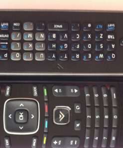 Alternative view of New 3D TV Dual Side Keyboard QWERTY Remote Control XRT301 XRT303-M-GO/Netflix/amazon/ 3D Key