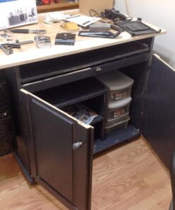 VIVO Adjustable Under Desk and Wall PC Mount, Computer Case CPU Holder with Swivel Action and Secure Locking, Black, MOUNT-PC01 88 713r4Bcn2L