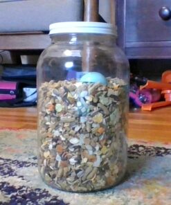 Paksh Novelty 1-Gallon Glass Jar Wide Mouth with Airtight Metal Lid - USDA Approved BPA-Free Dishwasher Safe Large Mason Jar for Fermenting, Kombucha, Kefir, Storing and Canning Uses, Clear (1 Jar) Metal Lid, 1 Pack 36 713rTy7QTXL