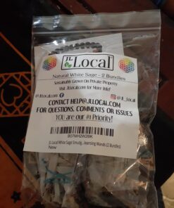 JL Local White Sage Smudge Sticks Bundles Gift Set - California Sage - Smudging & Cleansing Wands (2 Pack) 2 Pack 33 713sr14ZCJL 1