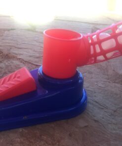 Franklin Sports Kids Baseball Pitching Machine - Pop A Pitch Baseball Batting Machine with Youth Bat + 3 Plastic Baseballs - Boys + Girls Baseball Toy,Red/Blue Baseball Pop A Pitch 37 713t iijM L