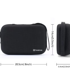 Smatree Hard Case Compatible for Apple14&16inch MacBook Pro's Pencil,Magic Mouse,Magsafe Power Adapter,BeatsX, Monster Magnetic Charging Cable,Travel MacBook Pro Accessories Organizer Bag,Black Black 45 713t4Bf7OYL 4