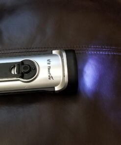 ThorFire Solar Flashlight Hand Crank Solar Powered Rechargeable Flashlight IPX6 Waterproof LED Emergency Lights Dynamo Torch Ideal for Camping Outdoor Climbing Backpack Hiking 53 713tu rXNsL