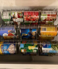 Simple Houseware Stackable Can Rack Organizer, Chrome 33 713uVKfB8L