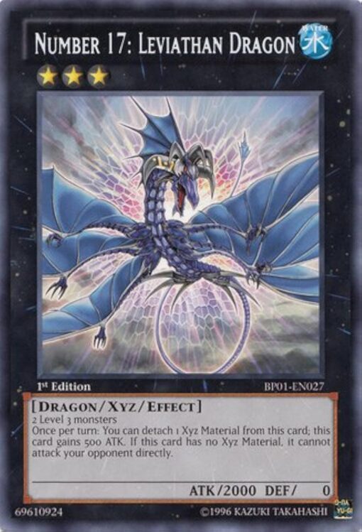 YU-GI-OH! - Number 17: Leviathan Dragon (BP01-EN027) - Battle Pack: Epic Dawn - 1st Edition - Rare