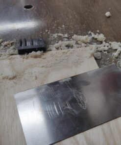 Crown Hand Tools Sheffield UK Steel 2 Piece Rectangular 2 1/2" x 5" Cabinet Scraper Set 375 1 PACK 7 713vTQ0A2kL