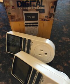 Enover 7 Day / 24 Hour Programmable Digital Weekly Light Switch Timer Plug for Electrical Outlet with Anti-theft Random Option (15A/1800W,1Pack) 26 713wX8FIqvL