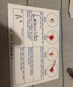 Eldoncard Blood Typing Kit, 3 Tests, Know Your Blood Type, Instant Home Testing Kit, A, O, B, Rhs-D Negative and Positive Blood Types Tested For 35 713wg2LMMTL