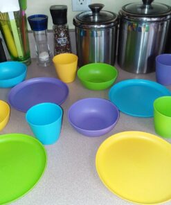 Munchkin® 12pc Baby and Toddler Feeding Supplies Set - Includes Plates, Bowls, and Cups 12pk Set 28 713wh1DNArL