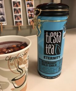 Tiesta Tea - Blueberry Wild Child Blueberry Hibiscus Herbal Tea Loose Leaf Tea Up to 50 Cups Make Hot or Iced Non-Caffeinated 5.5 Ounce Refillable Tin Tin - 50 Cups 50 713xOPcqcL